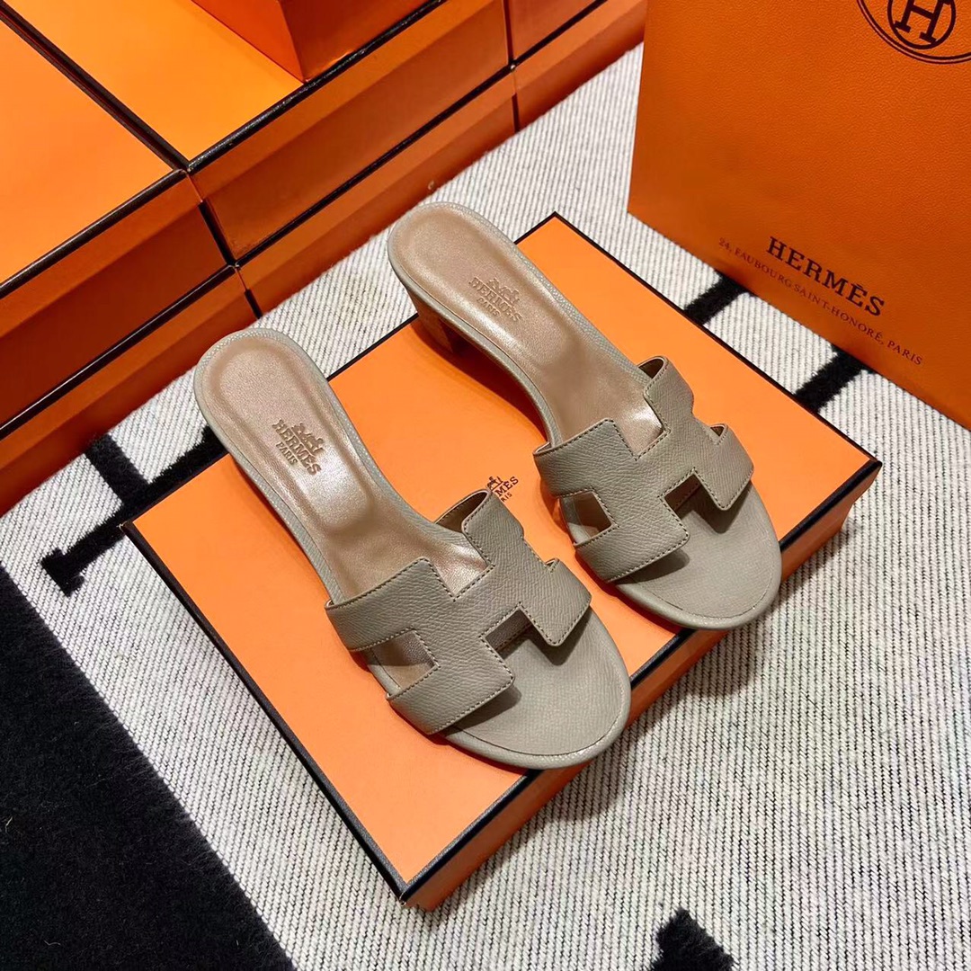 에르메스 올수공 오아시스 슬리퍼 샌들 앱송 49